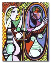 Girl Before A Mirror, by Pablo Picasso